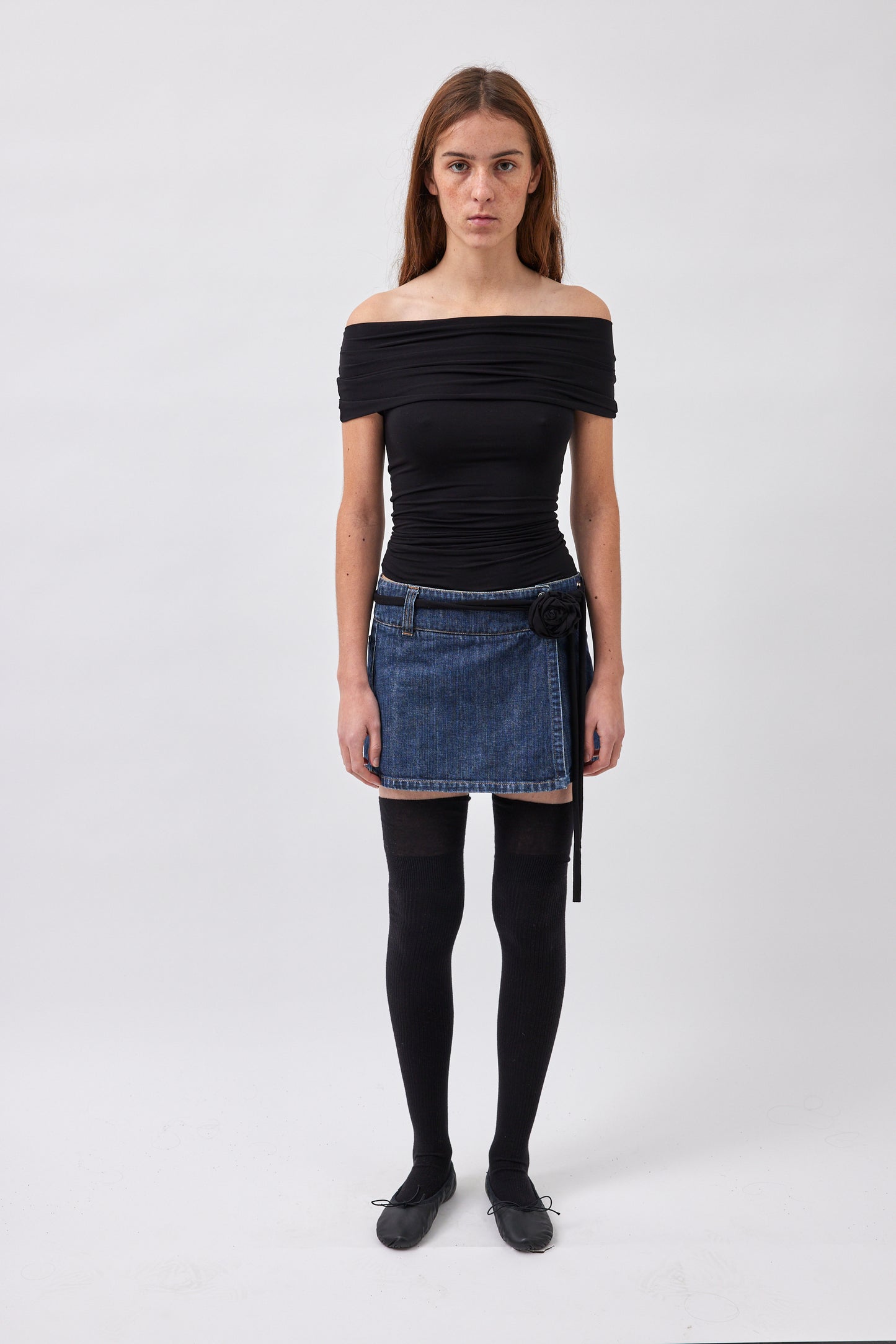 OFF SHOULDER TOP / BLACK