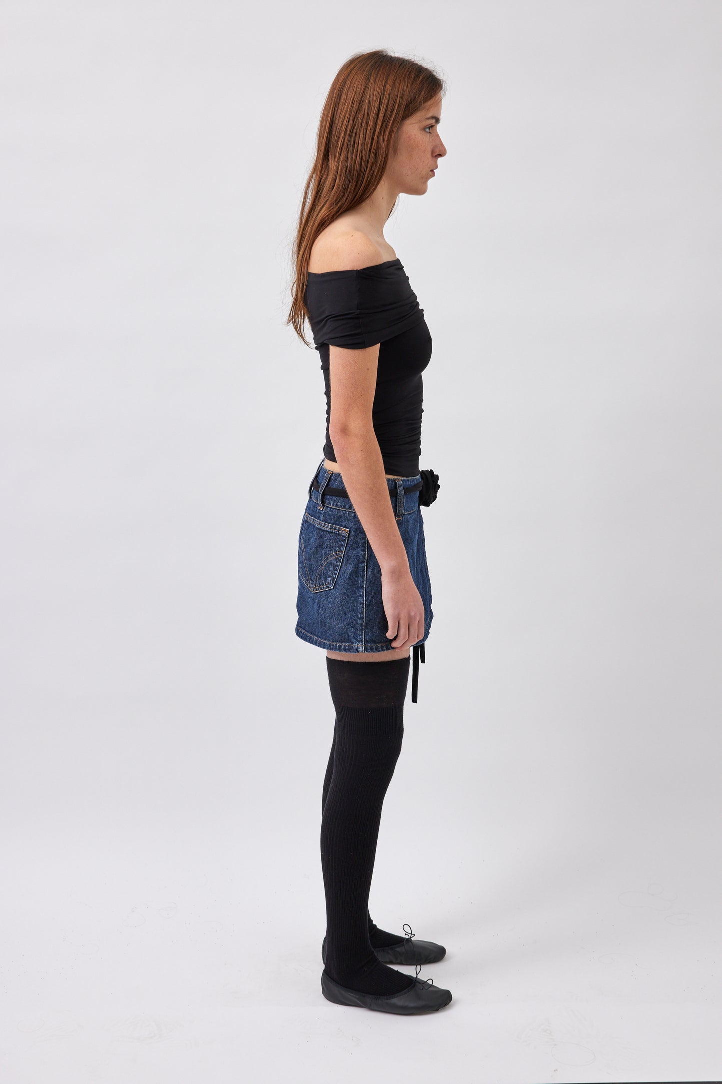 OFF SHOULDER TOP / BLACK