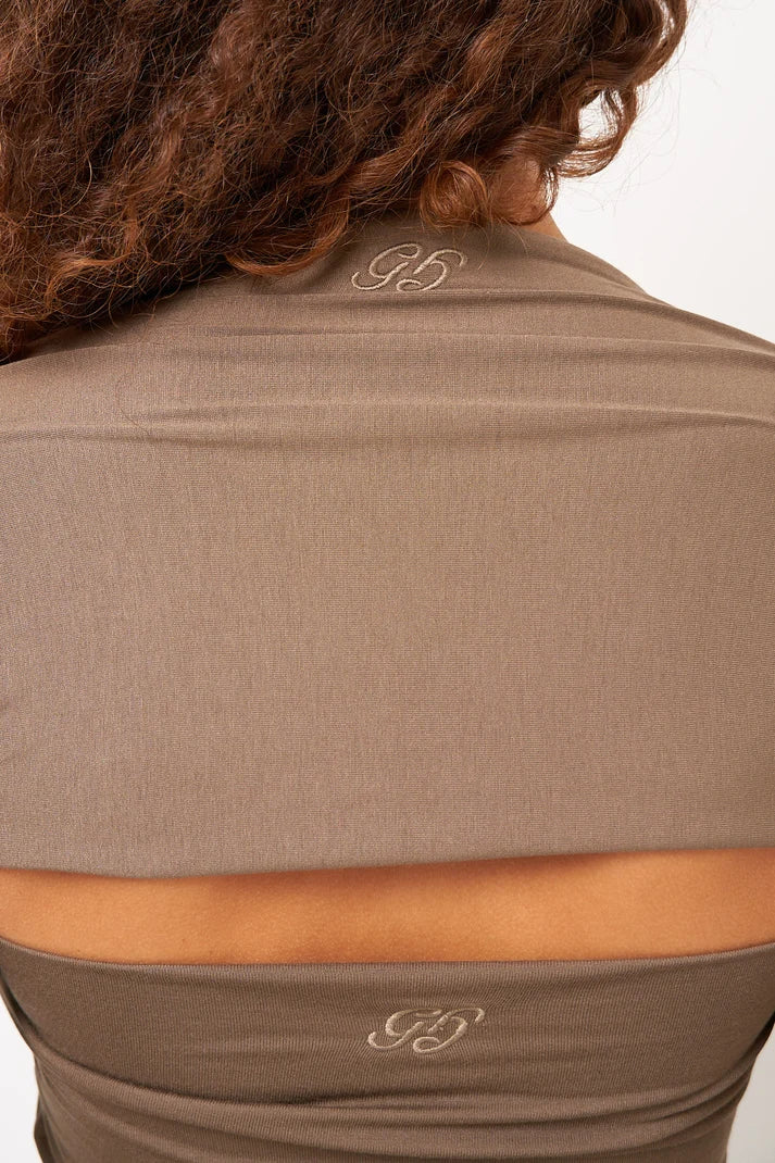 2-Piece Top in Viscose, olive