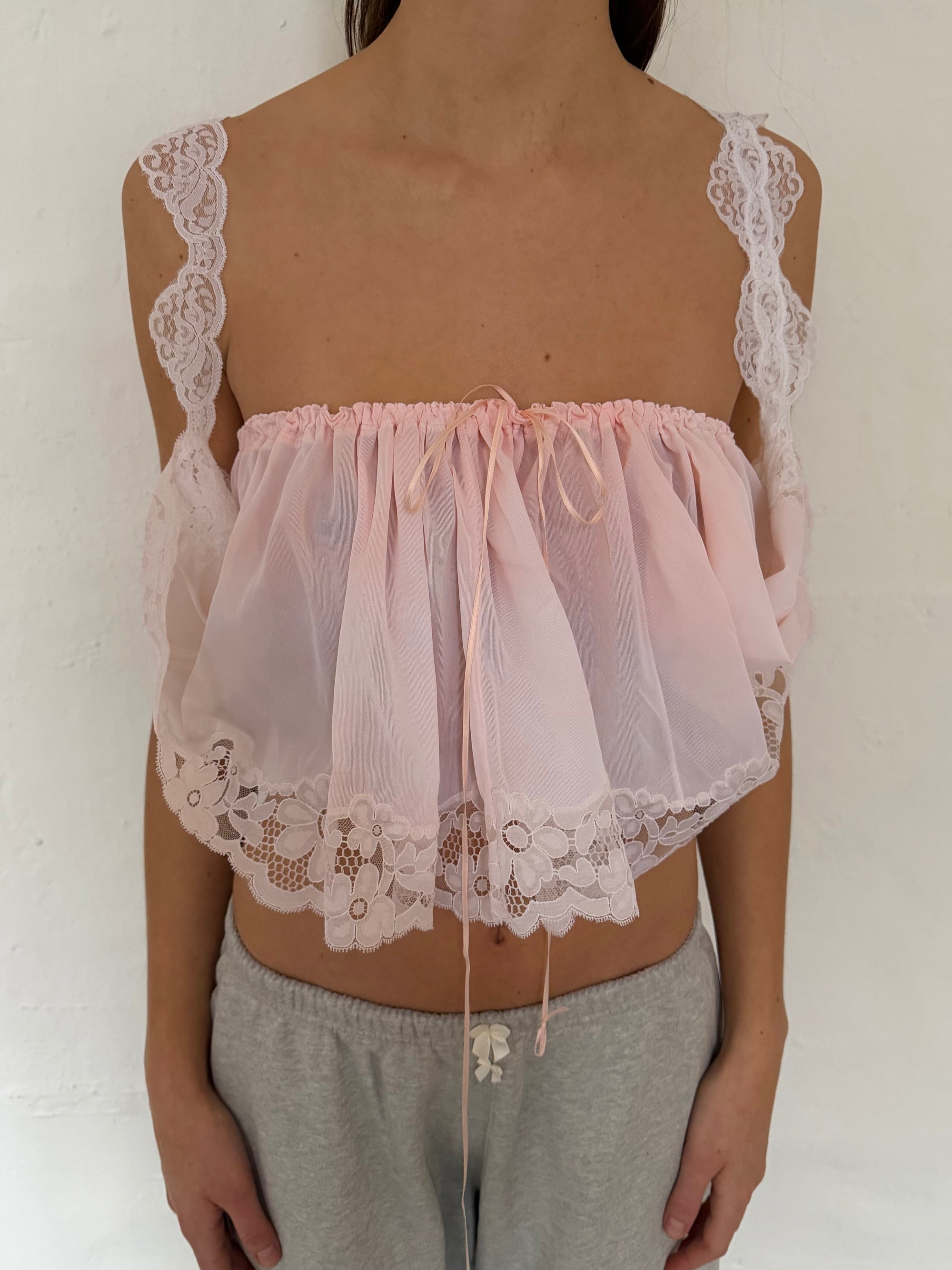 Nightgown 3-in-1 Piece in Polyester, Pink