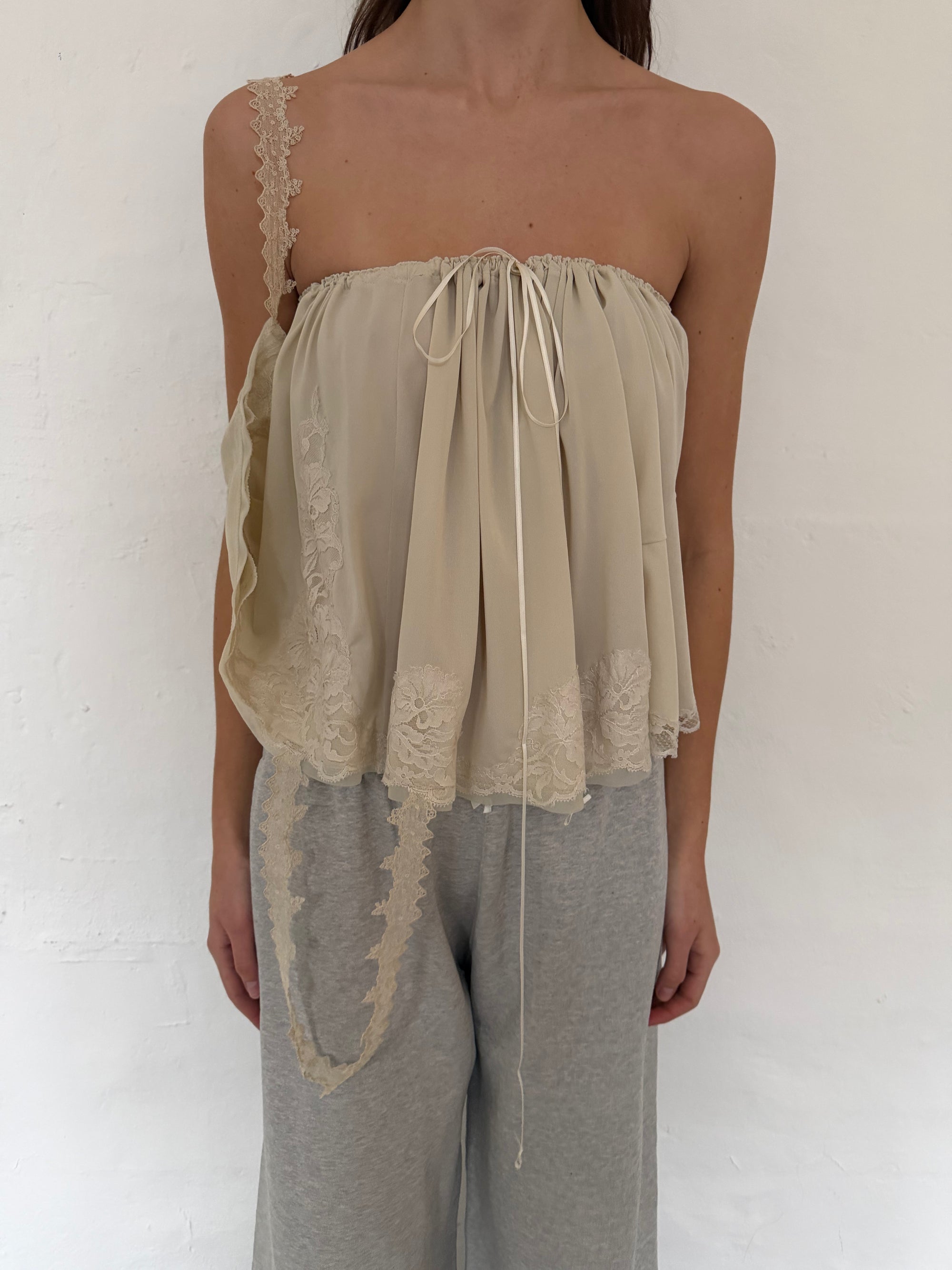 Nightgown 3-in-1 Piece in Polyester, Champagne