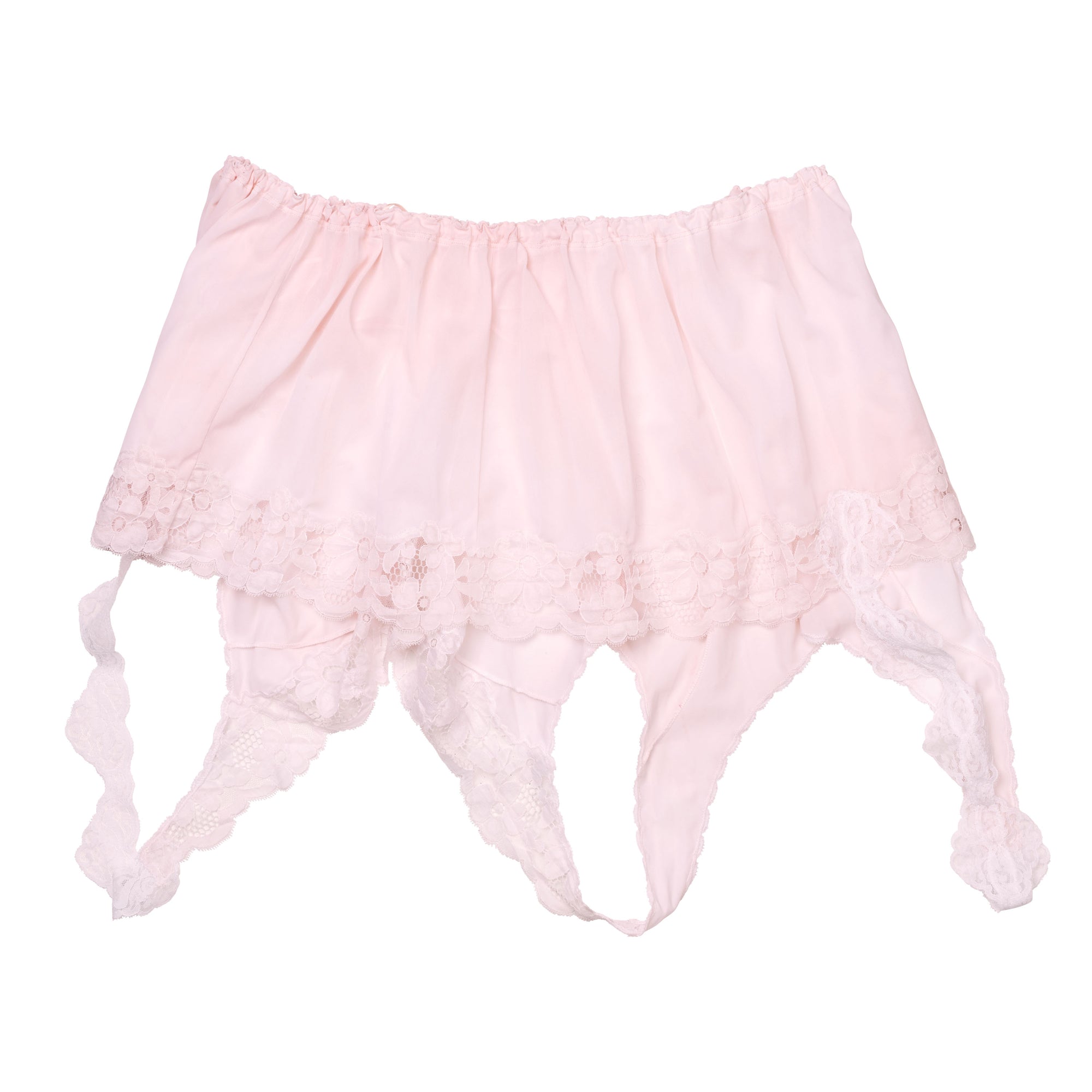 Nightgown 3-in-1 piece in polyester, pink