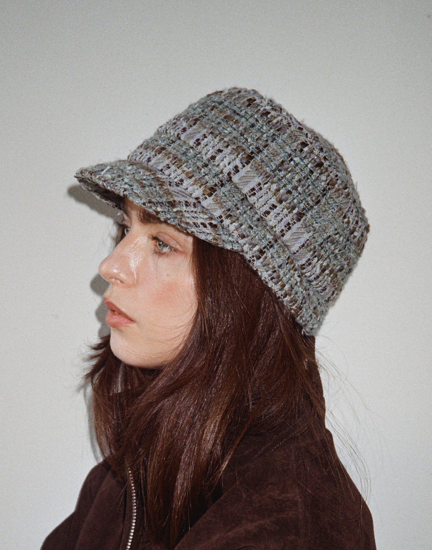 Made-to-Order, City Cap in Salvie Bouclé Wool